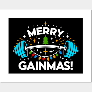 Gym Gifts Men Women Workout Fitness Ugly Christmas Gym Posters and Art